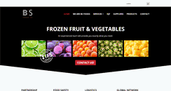 Desktop Screenshot of bsfoods.com